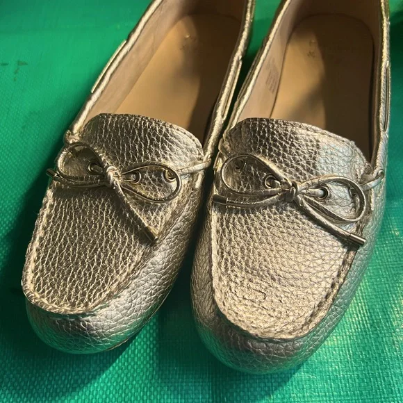Crown & Ivy sz 7.5 Gold Malya flats NWOT - Picture 12 of 13